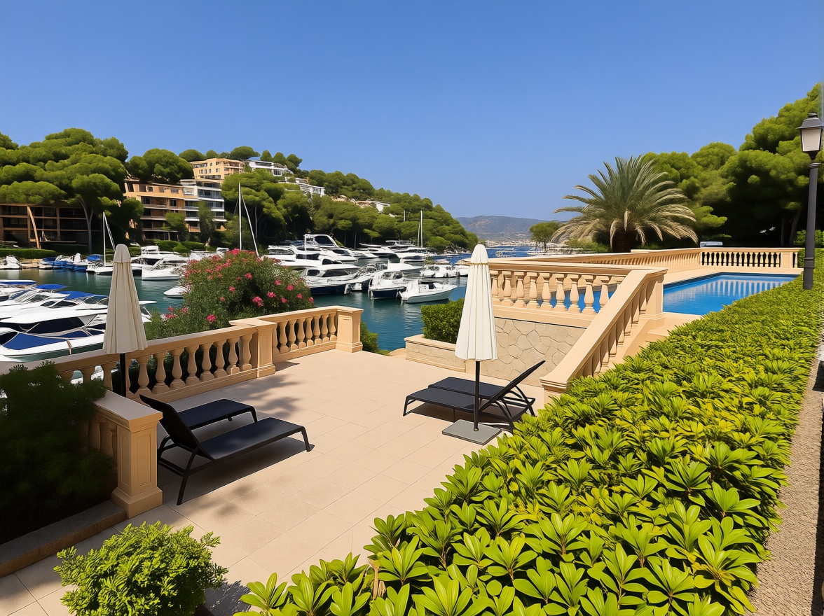 Beachfront flat in Calvià — Sea view