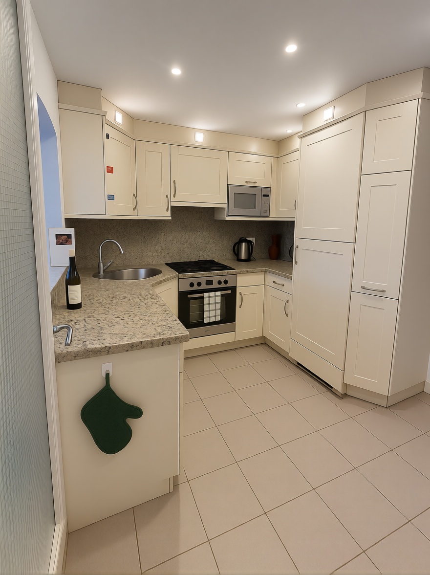 Beachfront flat in Calvià — Kitchen