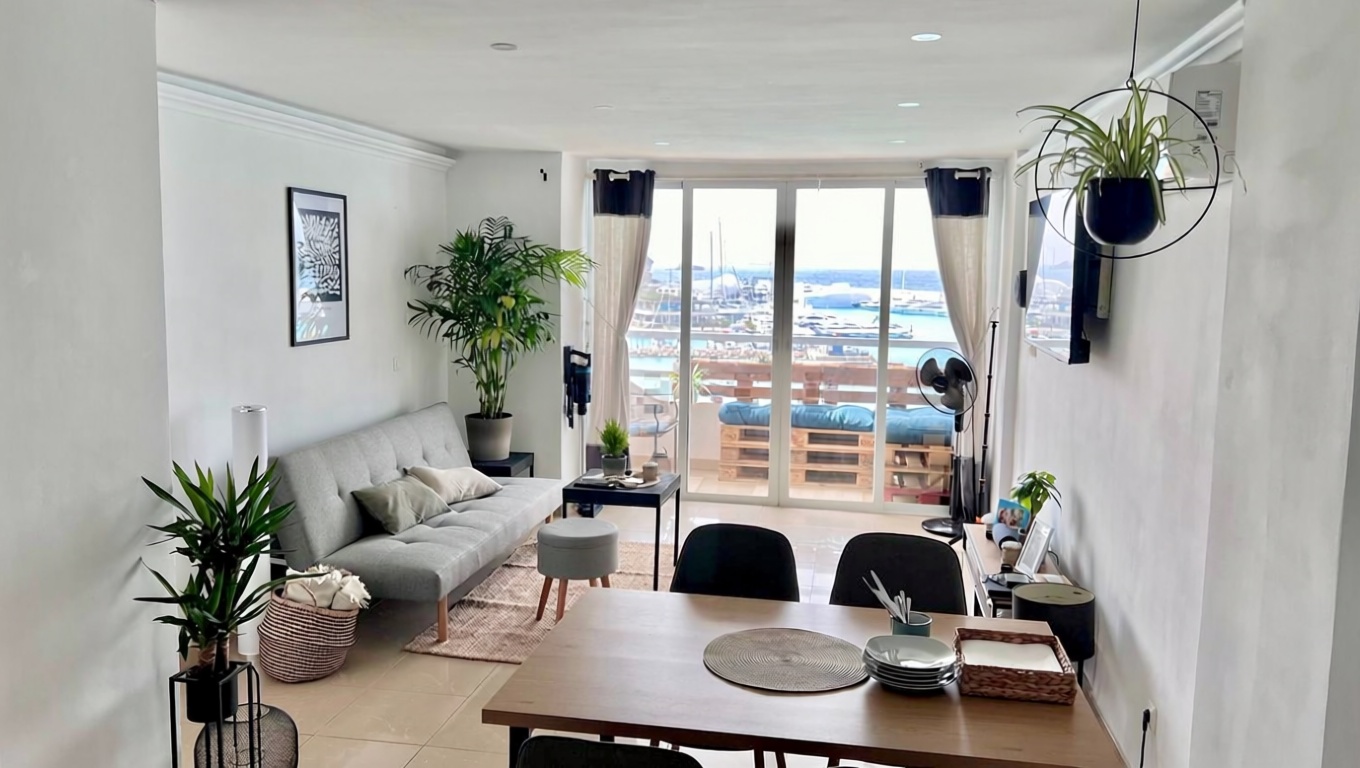 Apartamento em primeira linha de praia em Calvià — Sala