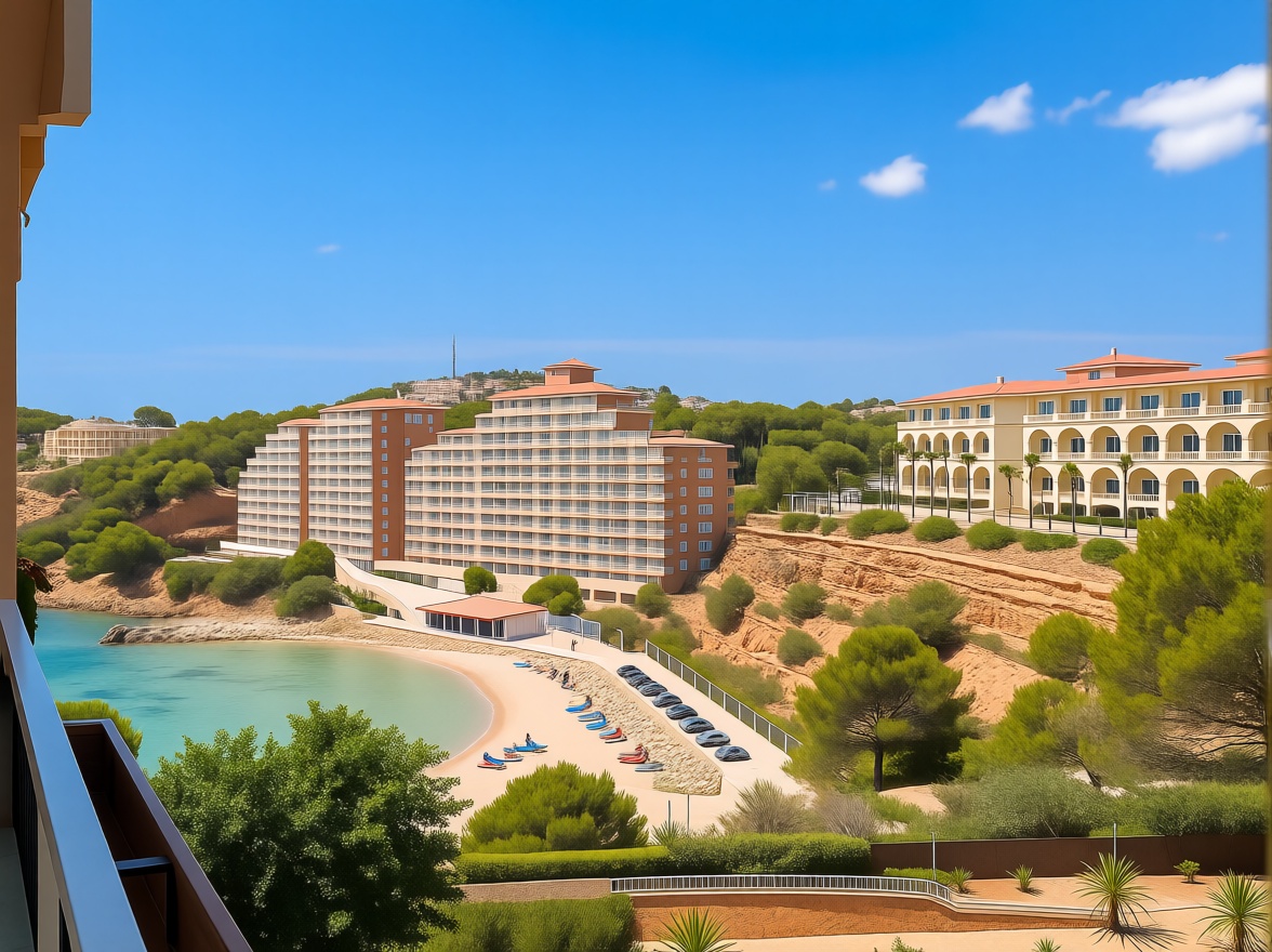 Wohnung in erste Strandlinie in Calvià — Meerblick