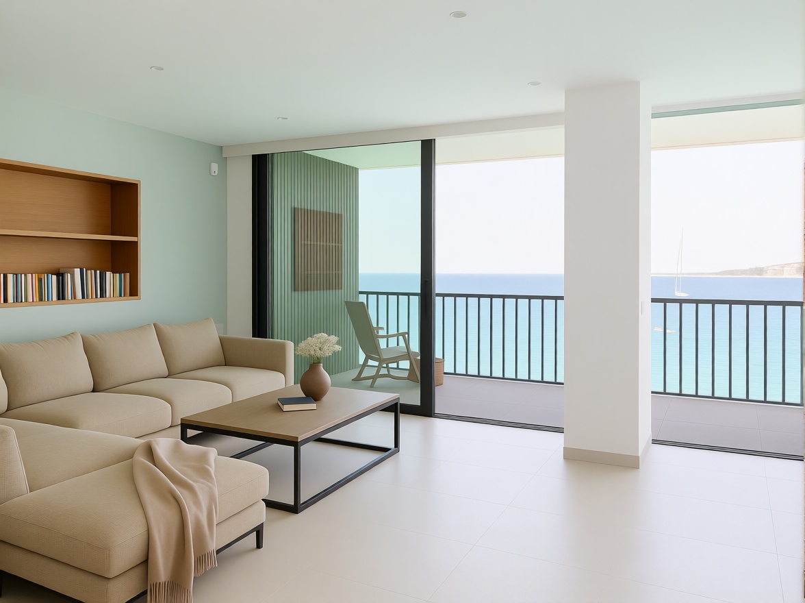 Beachfront flat in Palma de Mallorca — Living room