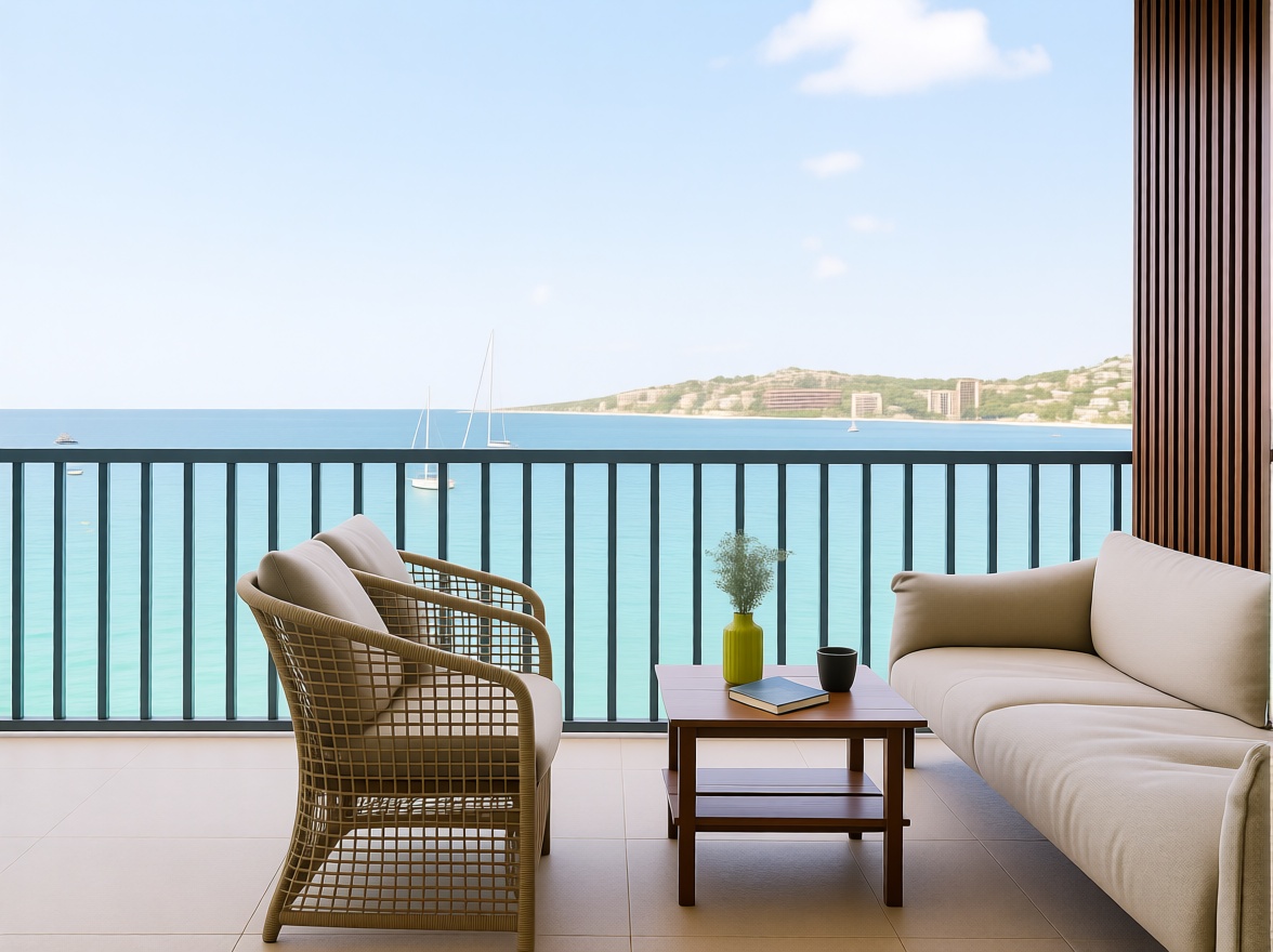 Beachfront flat in Palma de Mallorca — Sea terrace