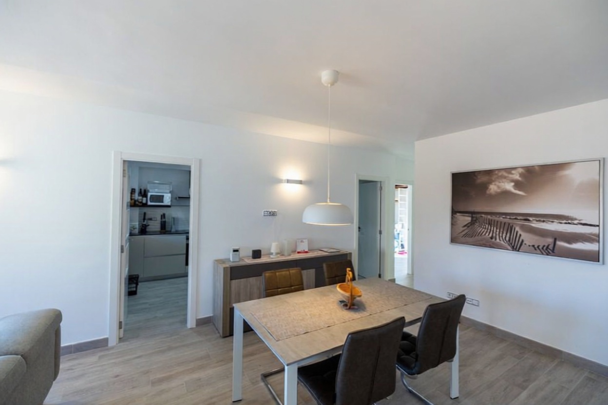 Beachfront flat in Ses Salines — Bedroom