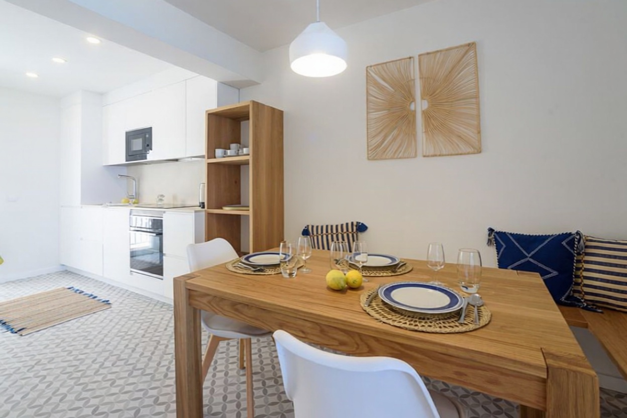 Beachfront flat in Ses Salines — Kitchen