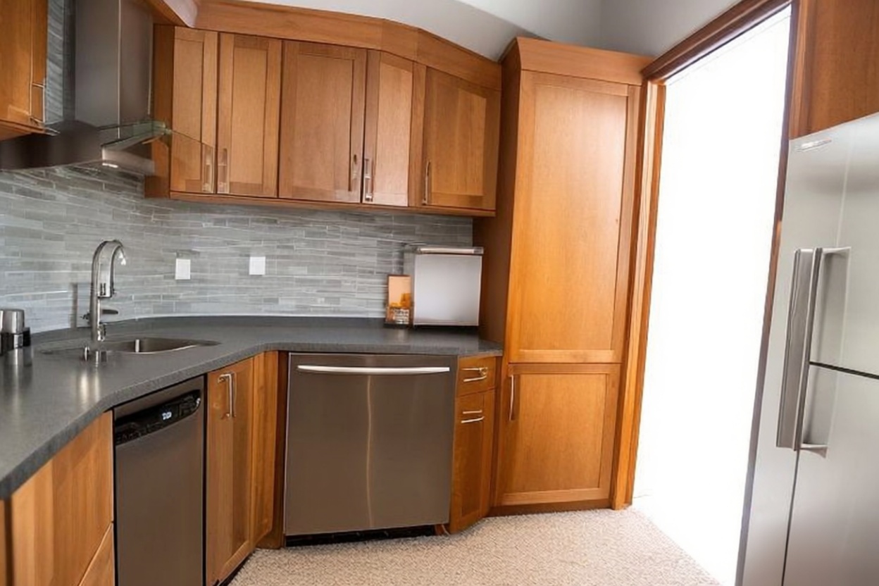 Beachfront flat in Soller — Kitchen