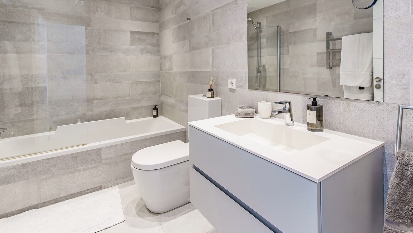 Beachfront flat in Calvià — Bathroom
