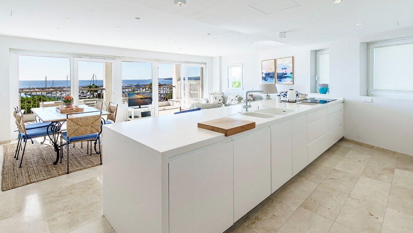 Beachfront flat in Calvià — Kitchen