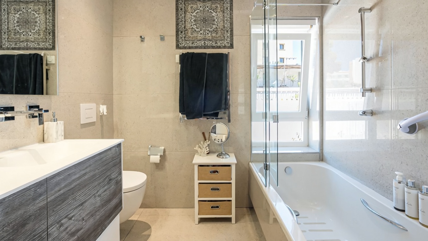 Wohnung in erste Strandlinie in Calvià — Schlafzimmer