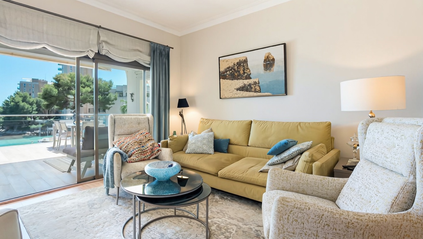 Wohnung in erste Strandlinie in Calvià — Küche