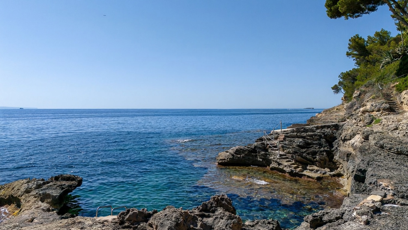Beachfront duplex in Calvià — Sea view
