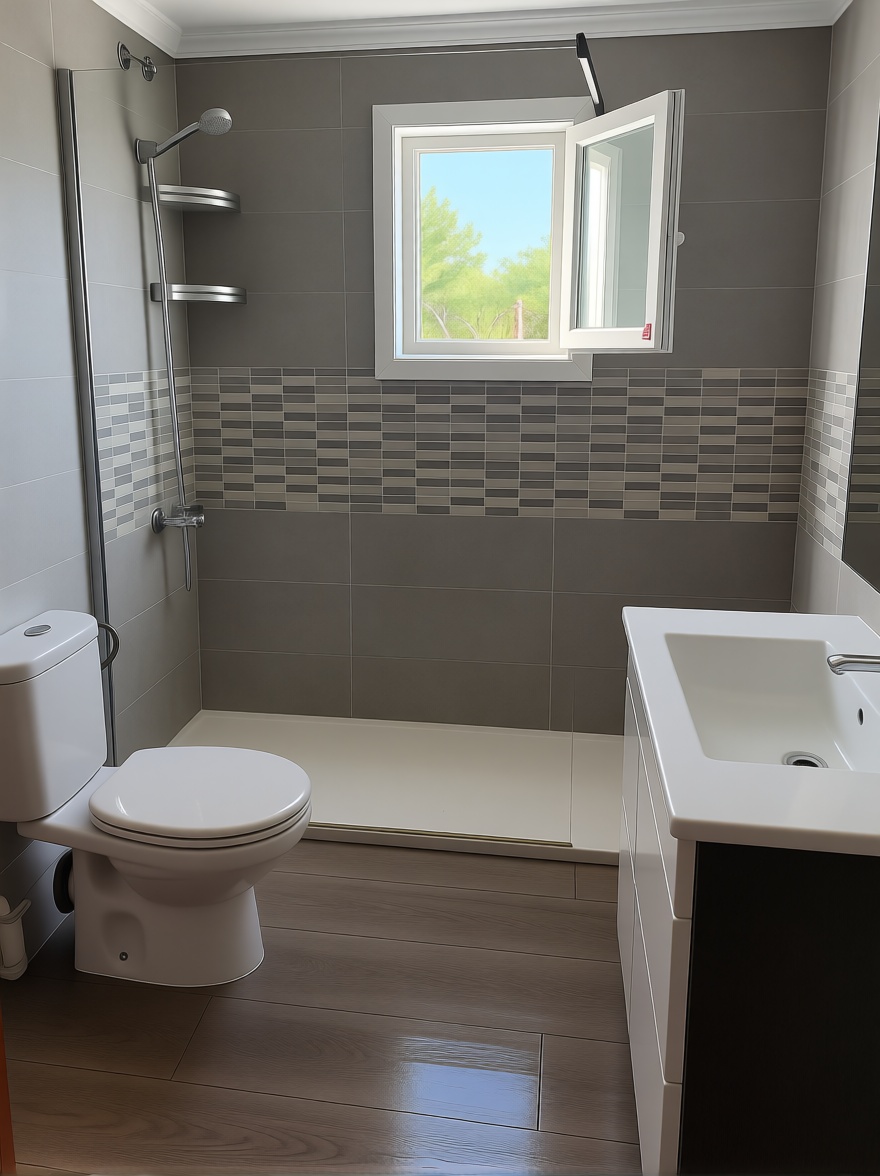 Beachfront flat in Palma de Mallorca — Bathroom