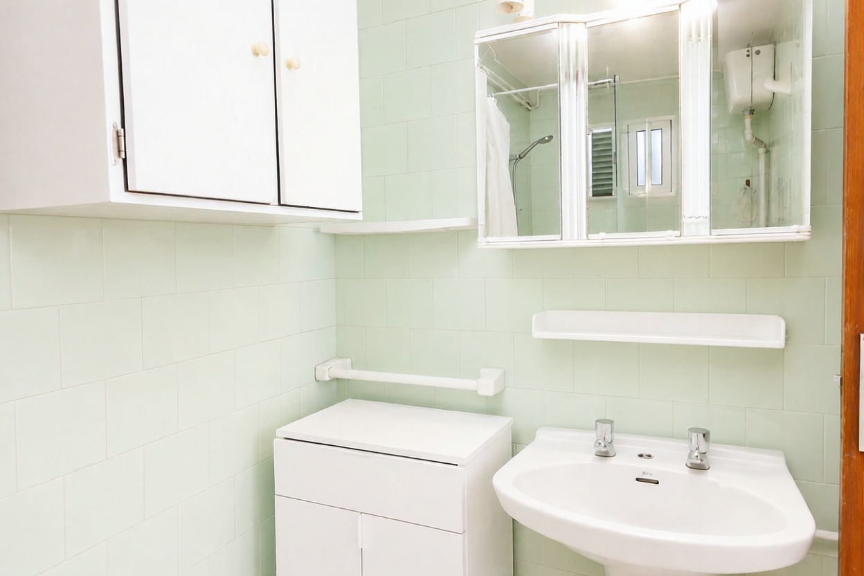 Beachfront duplex in Mallorca, Balears (Illes) — Bathroom