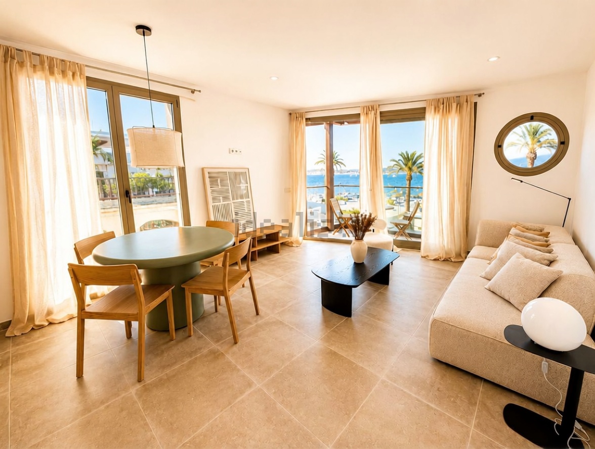 Beachfront flat in Pollença — Bedroom