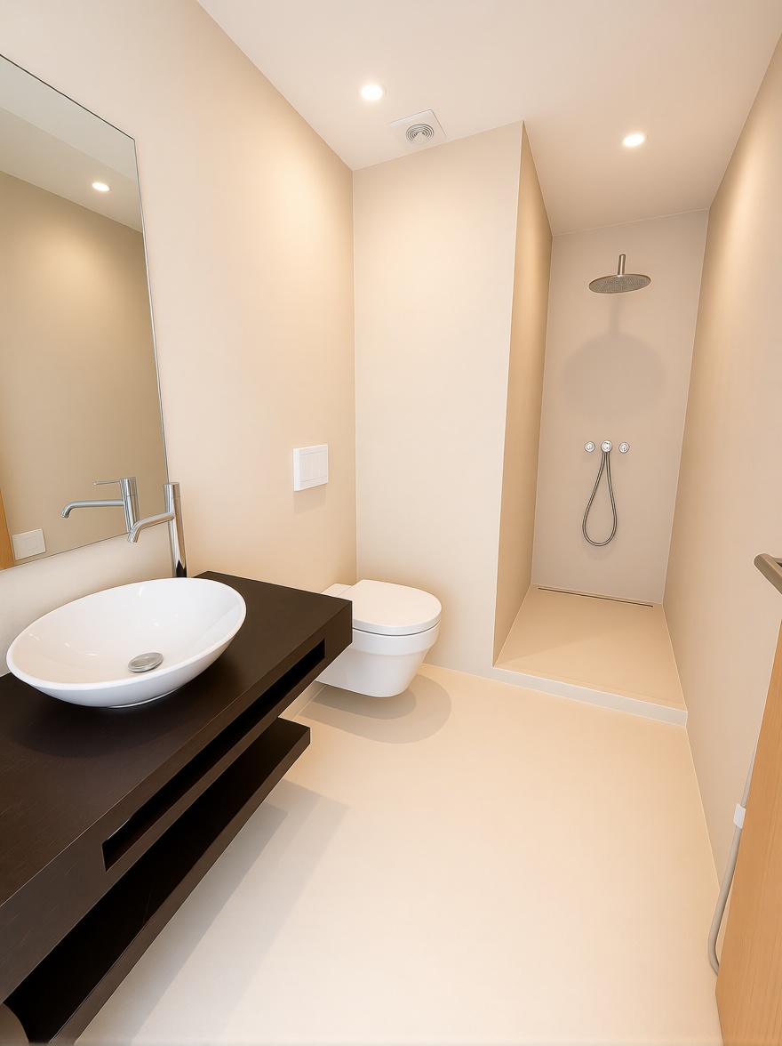 Beachfront flat in Pollença — Bathroom