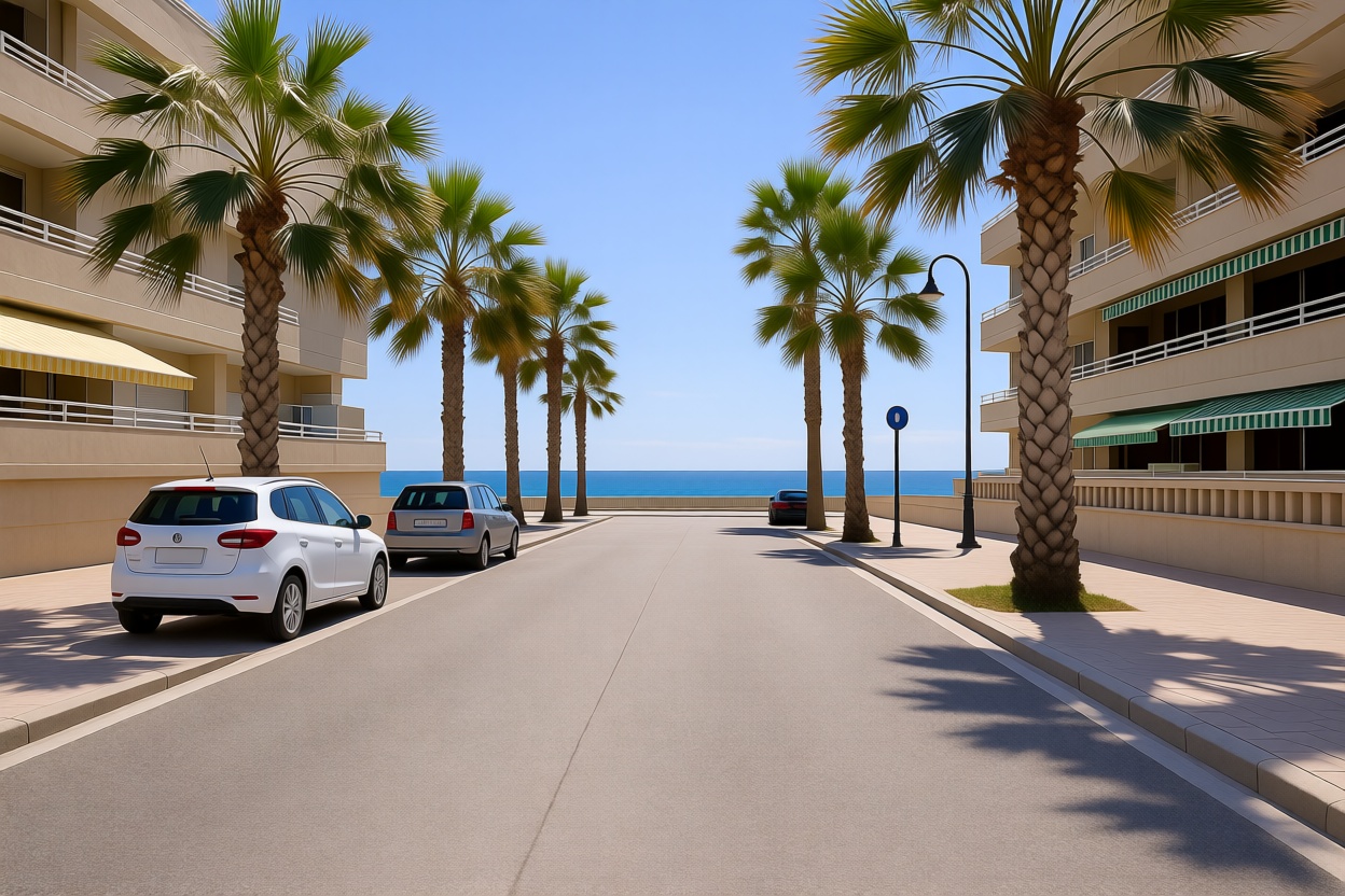Piso en primera línea de playa en Palma de Mallorca — Vista mar
