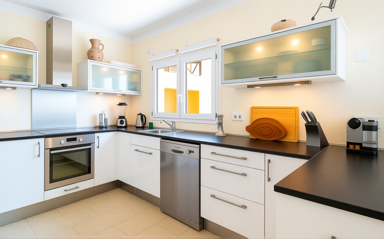 Appartement en attique en première ligne de mer à Andratx — Cuisine