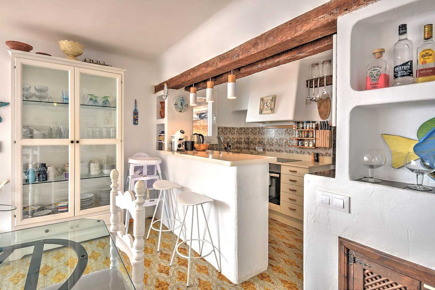Ático em primeira linha de mar em Andratx — Cozinha