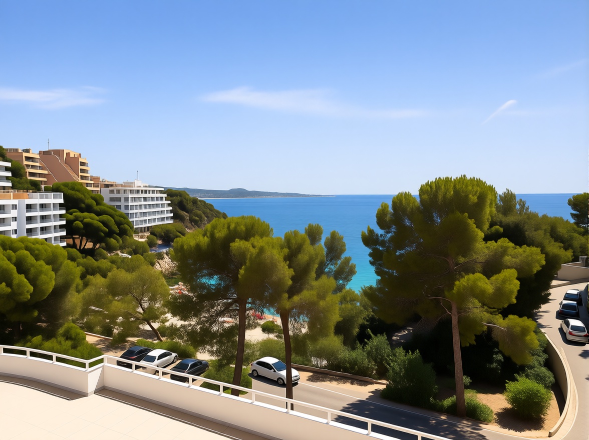 Apartamento em primeira linha de praia em Calvià — Vista mar