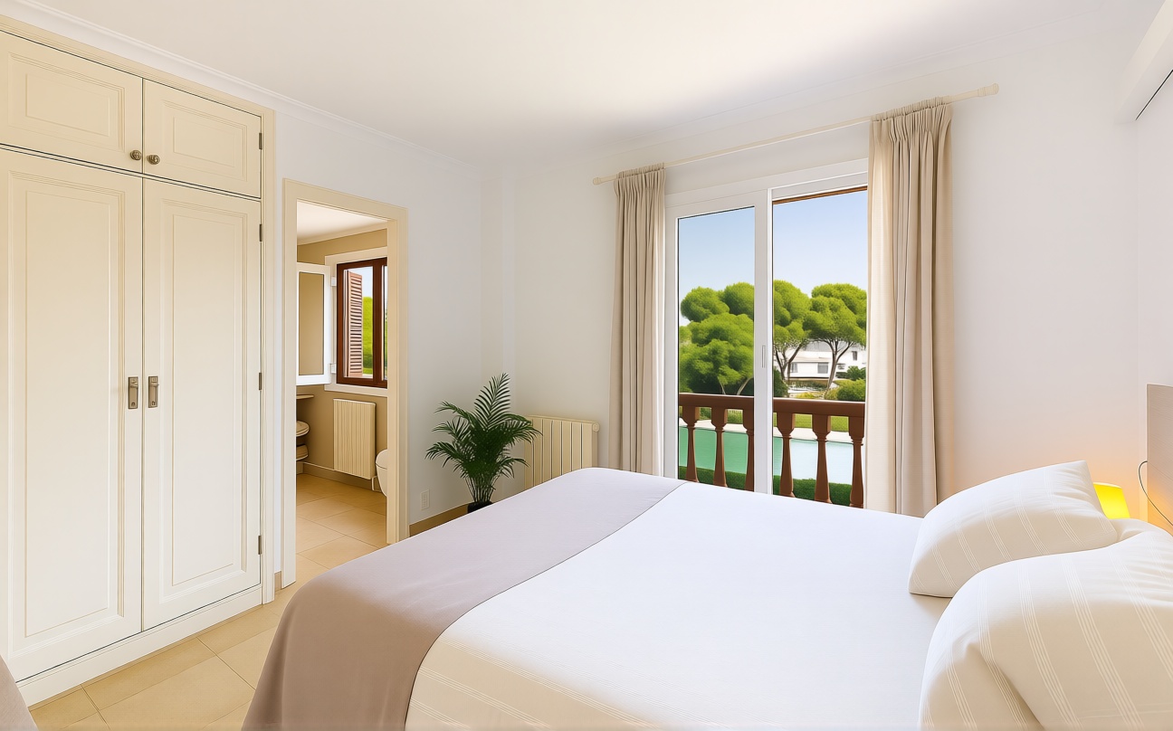 Beachfront duplex in Calvià — Bedroom