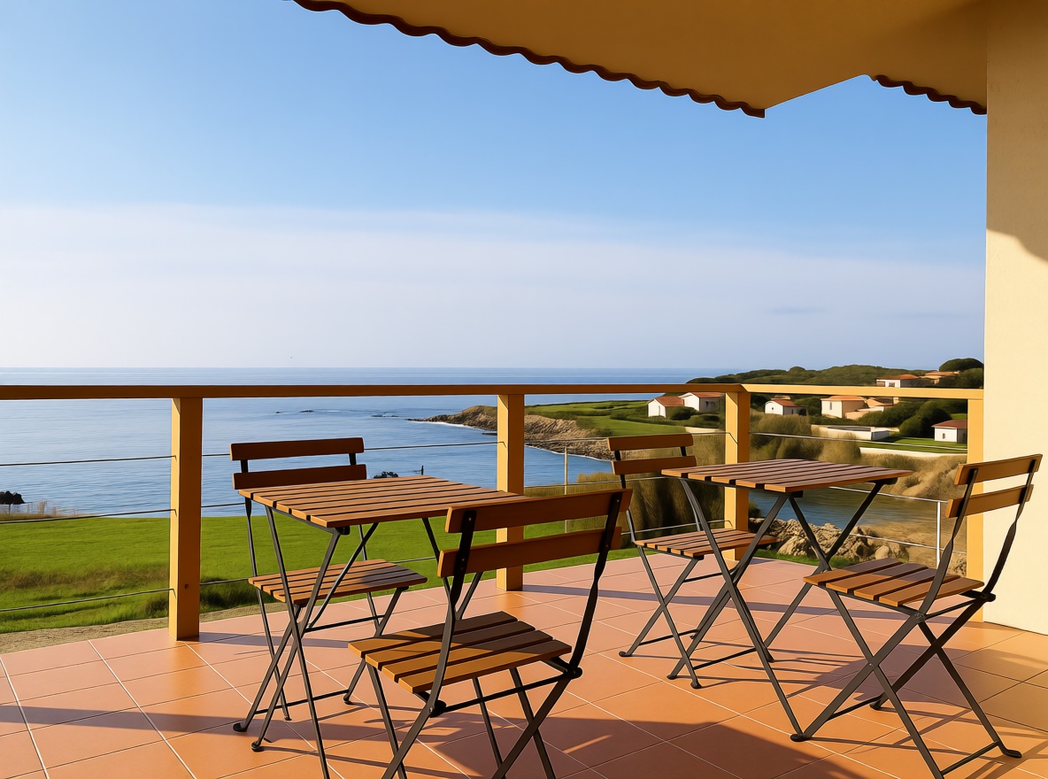 Chalet with direct beach access in Oia — Sea terrace