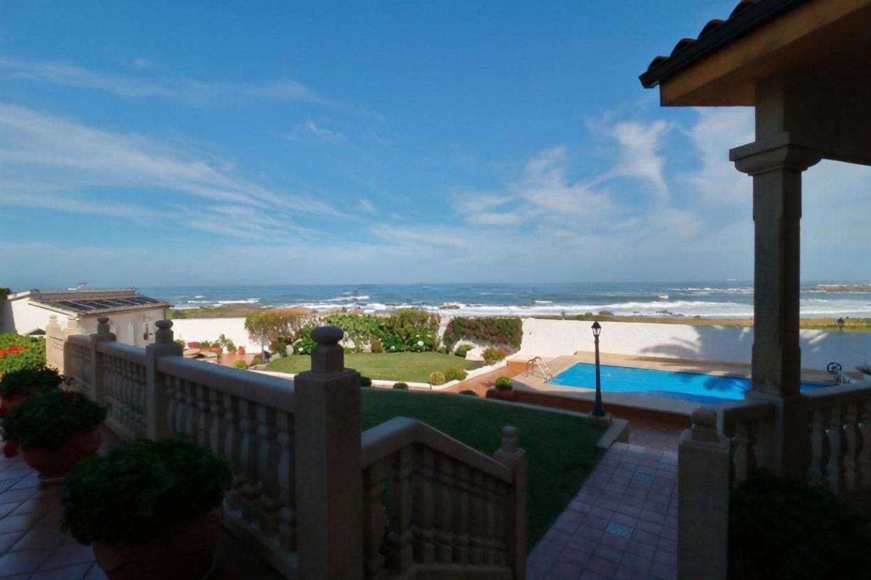 Chalet with direct beach access in Pontevedra