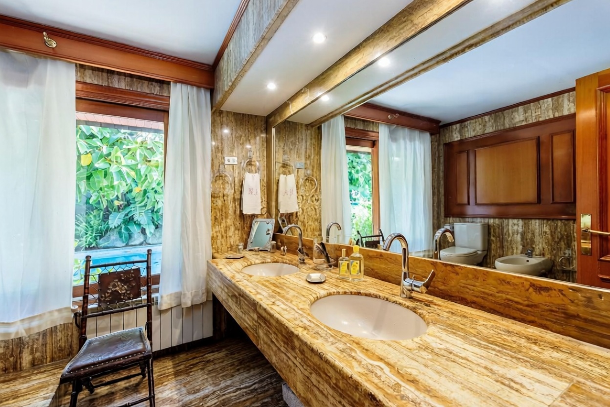 Chalet with direct beach access in Vigo — Bathroom