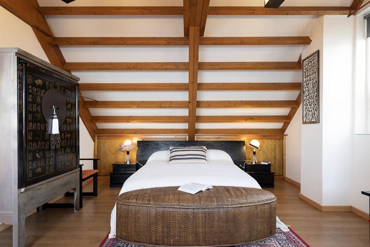 Chalet with direct beach access in Bueu — Bedroom