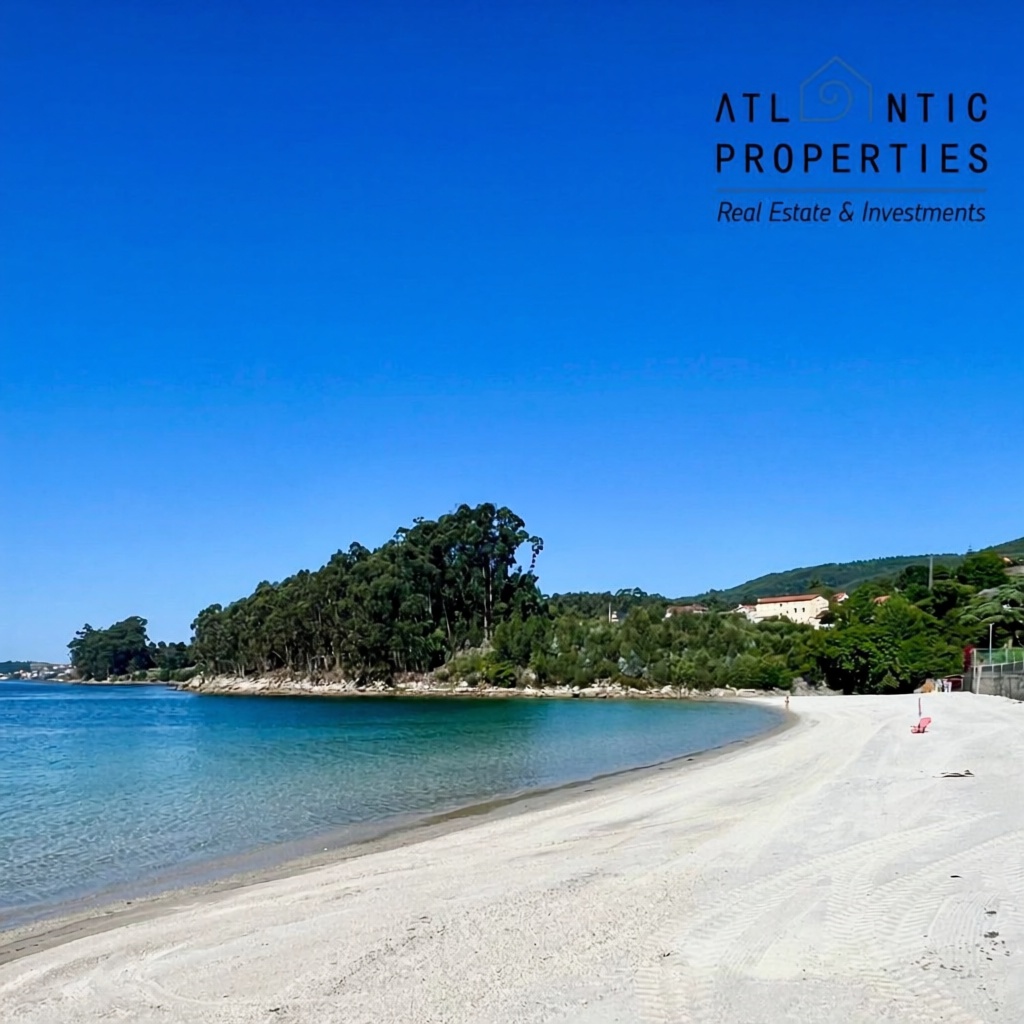 Chalet avec accès direct à la plage à Combarro — Vue mer