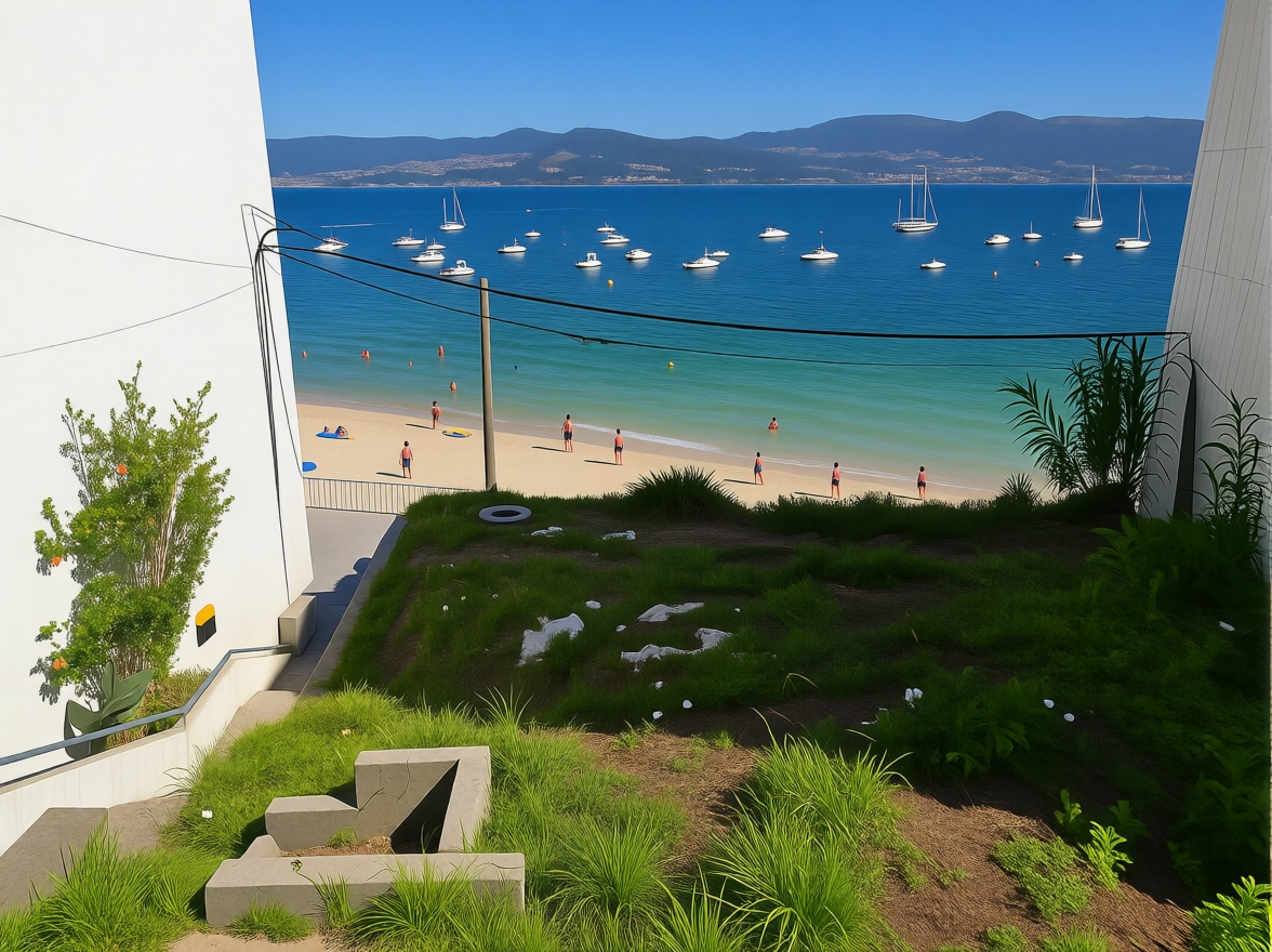 Chalet with direct beach access in Raxo — Sea view
