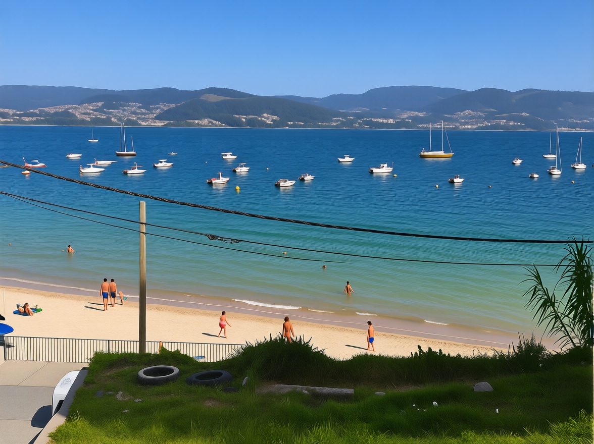 Chalet with direct beach access in Raxo