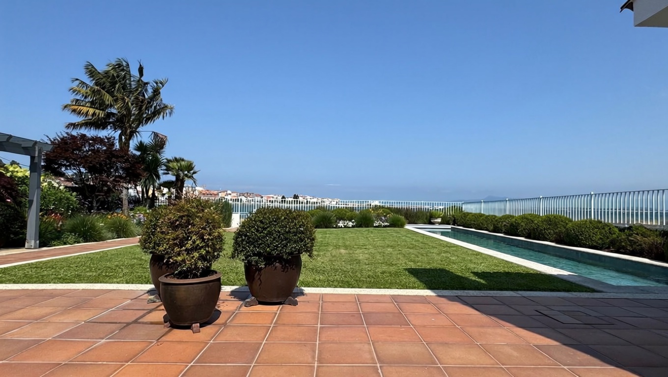 Chalet avec accès direct à la plage à O Grove — Terrasse mer