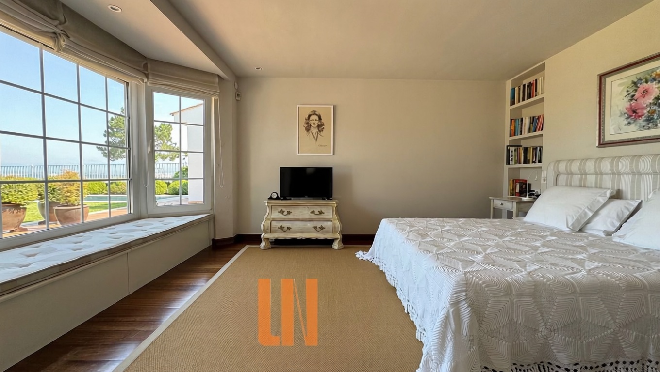 Chalet avec accès direct à la plage à O Grove — Chambre