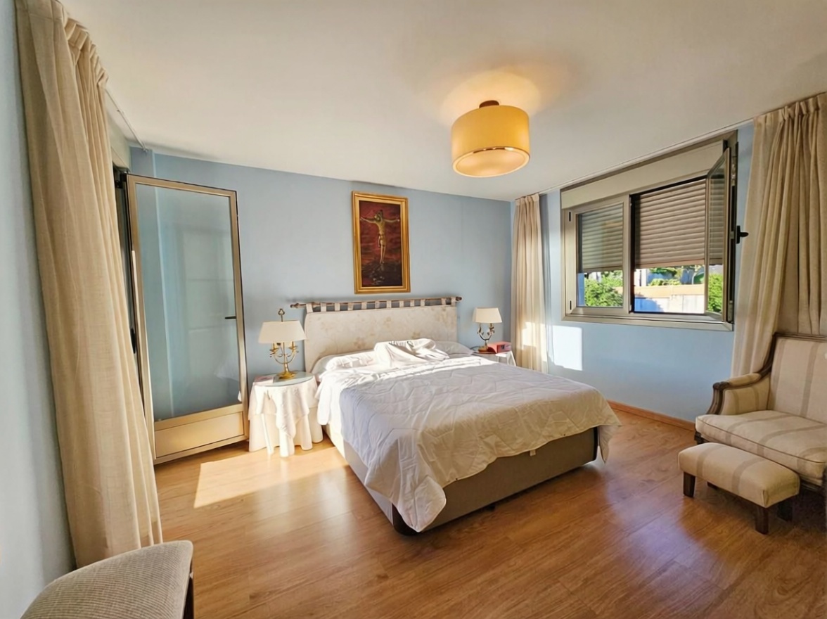 Chalet avec accès direct à la plage à Sanxenxo — Chambre
