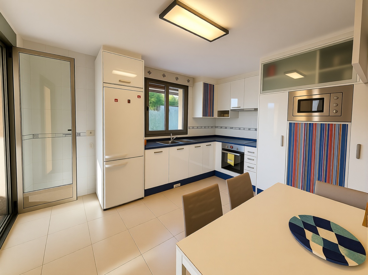 Chalet avec accès direct à la plage à Sanxenxo — Cuisine