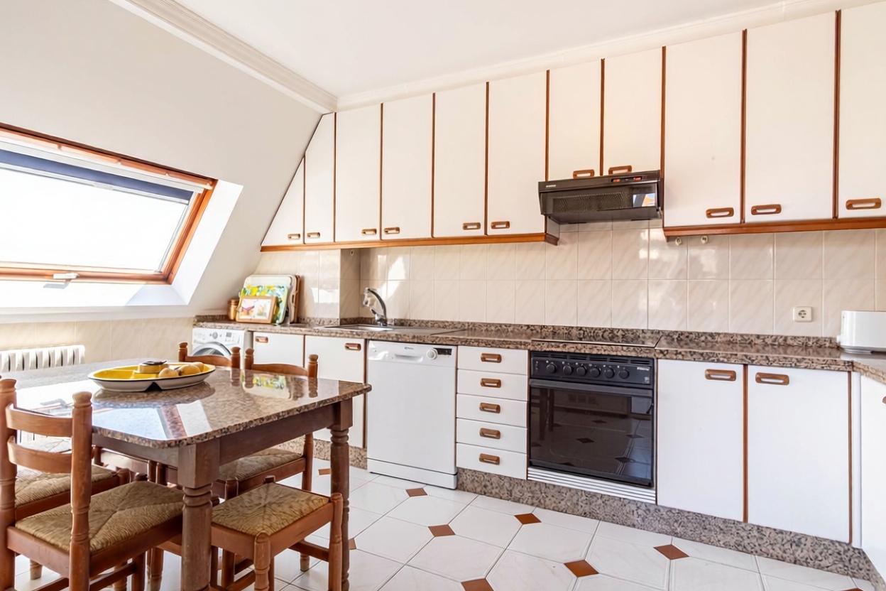 Appartement en attique en première ligne de mer à Sanxenxo — Chambre
