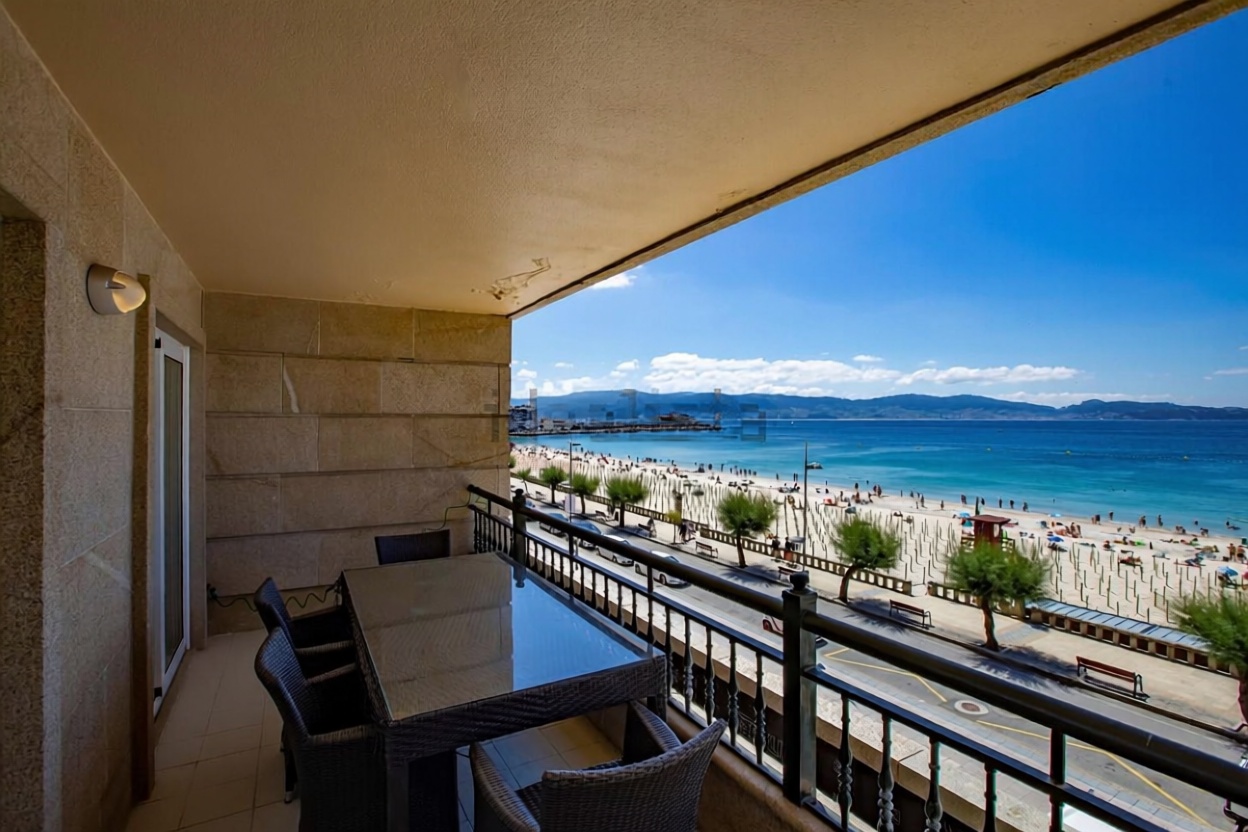 Apartamento em primeira linha de praia em Sanxenxo