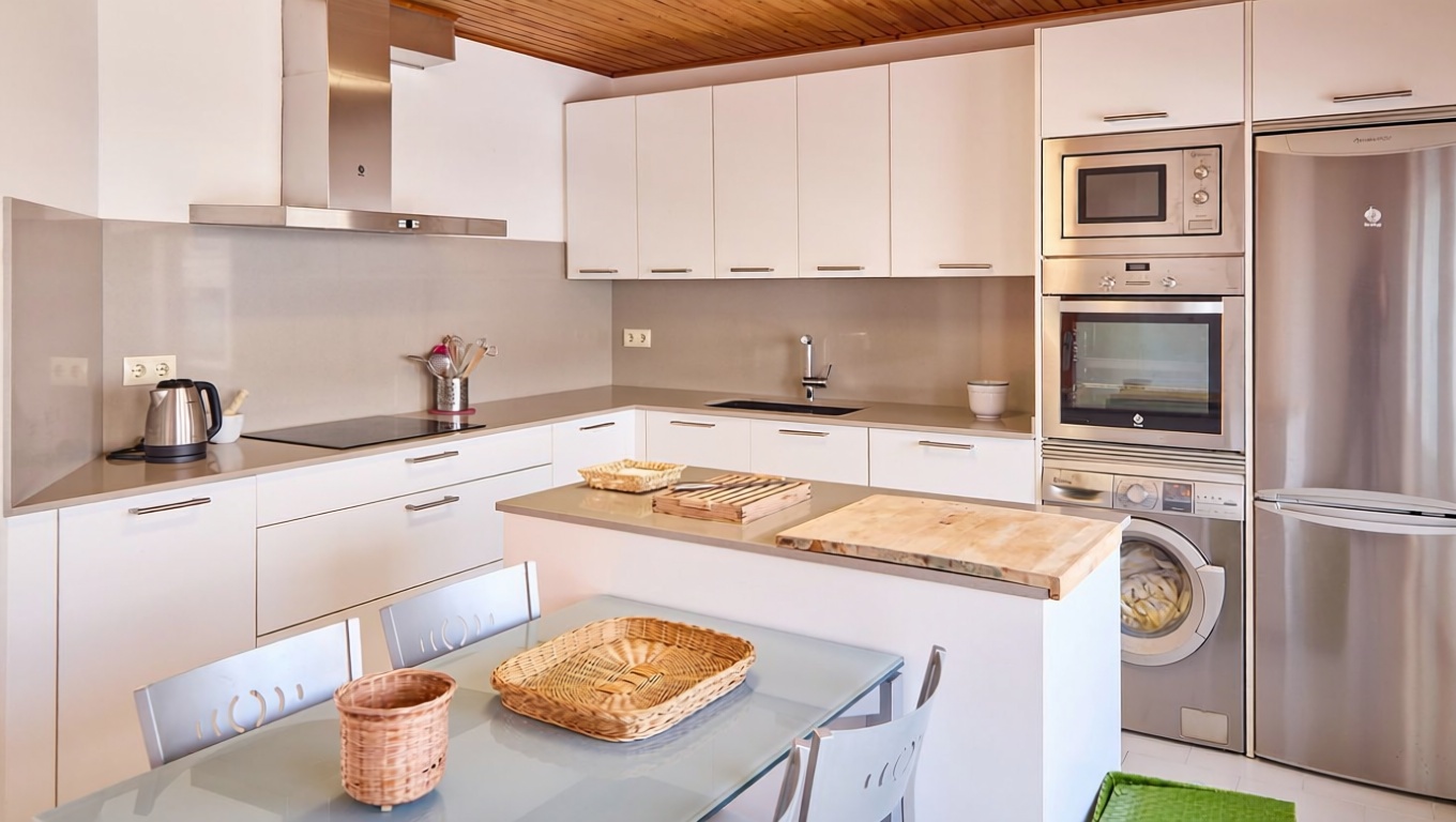 Appartement en attique en première ligne de mer à Sanxenxo — Cuisine