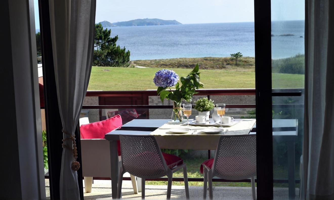 Duplex en première ligne de plage à O Grove