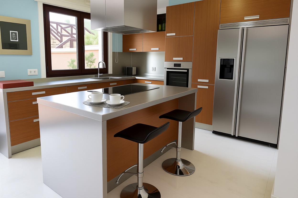 Duplex em primeira linha de praia em O Grove — Cozinha