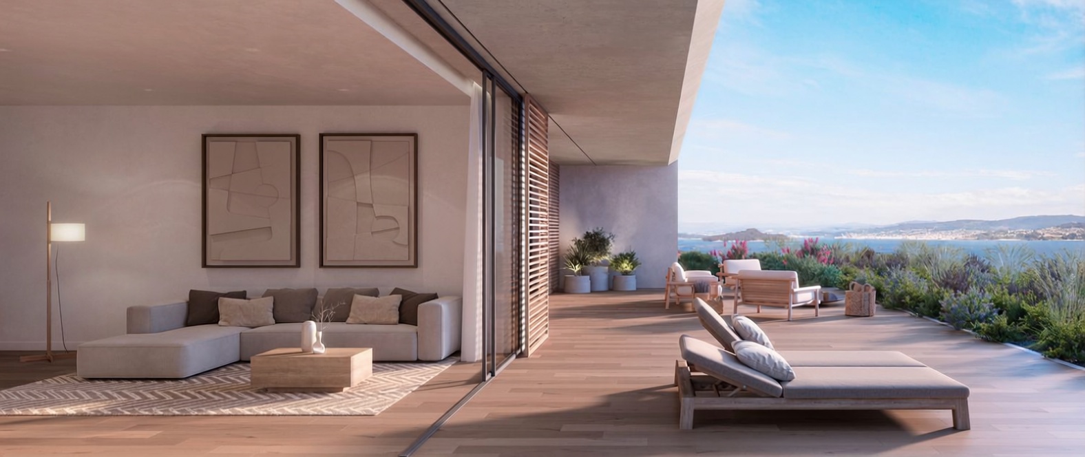 Chalet com acesso direto à praia em Sanxenxo