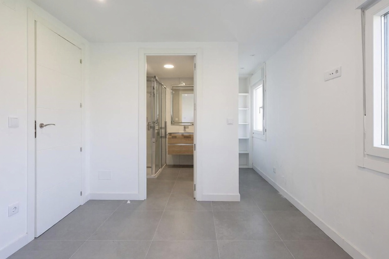 Appartement en attique en première ligne de mer à Sanxenxo — Chambre