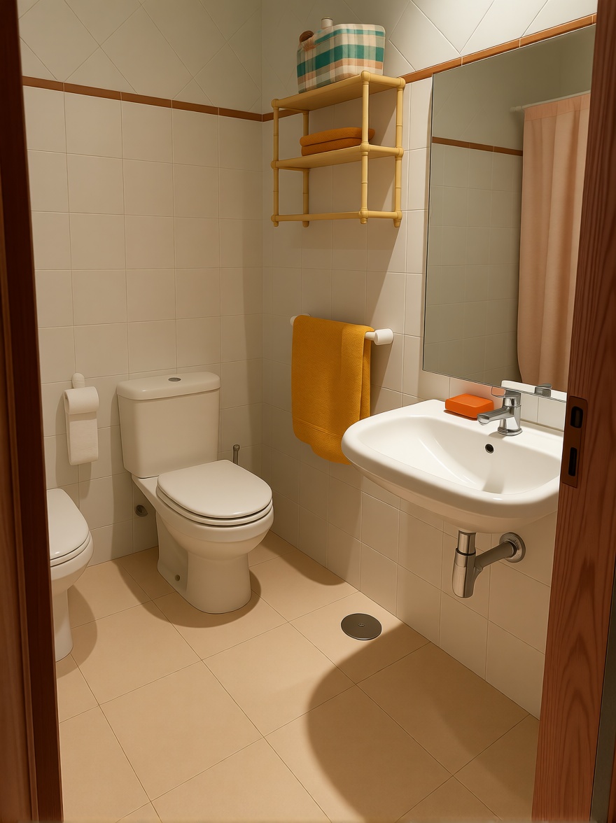 Appartement en première ligne de plage à Sanxenxo — Sanitaires