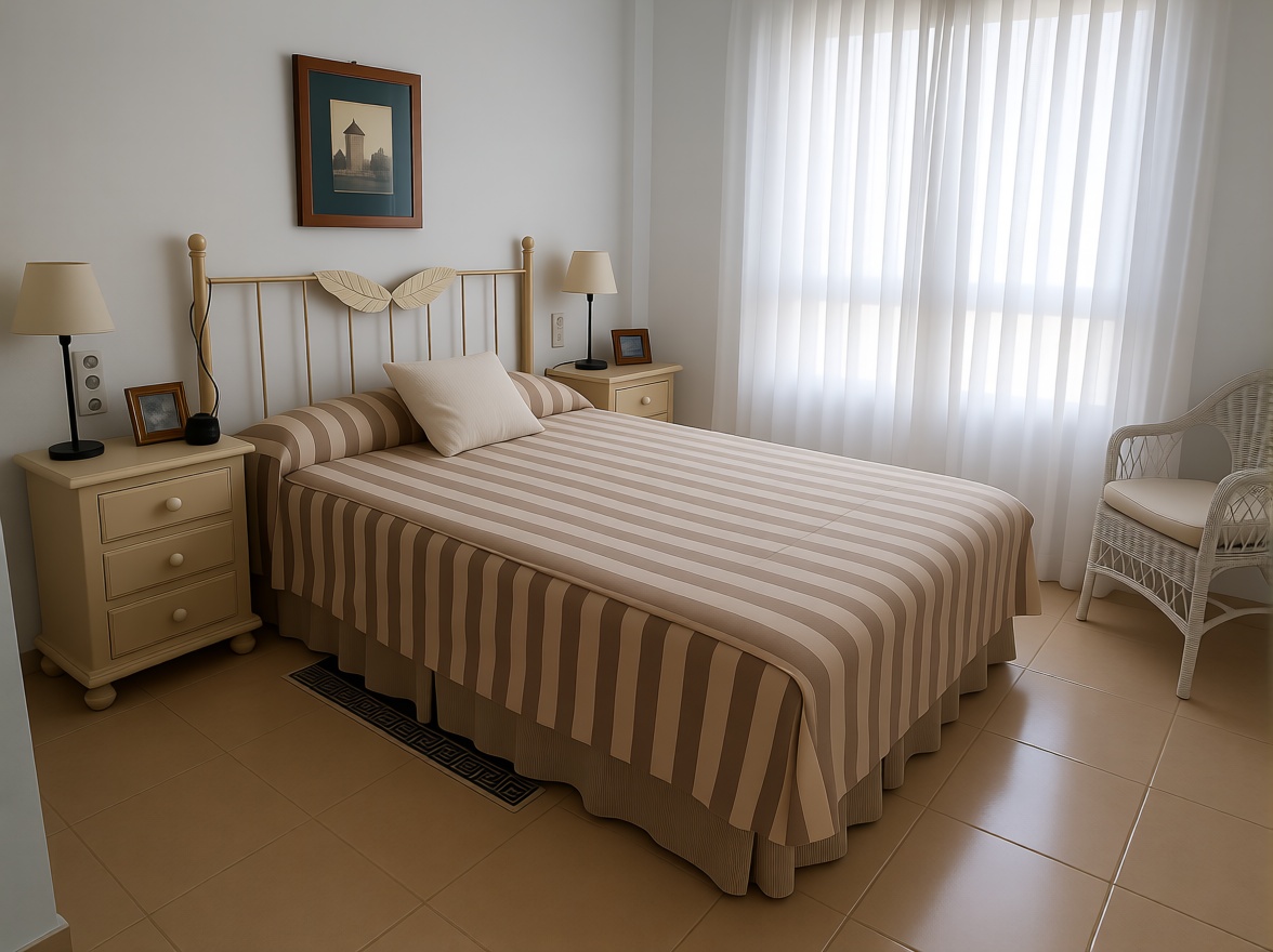 Appartement en première ligne de plage à Sanxenxo — Chambre