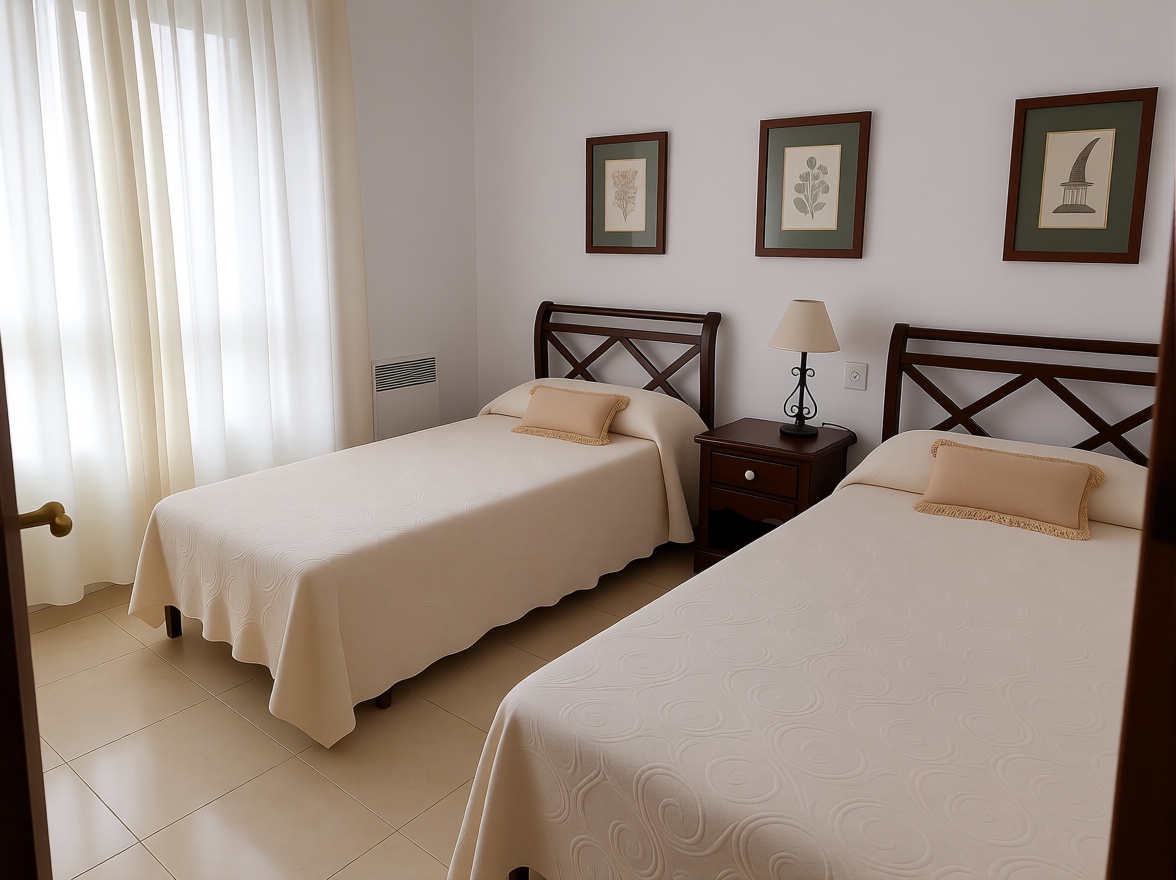 Appartement en première ligne de plage à Sanxenxo — Chambre