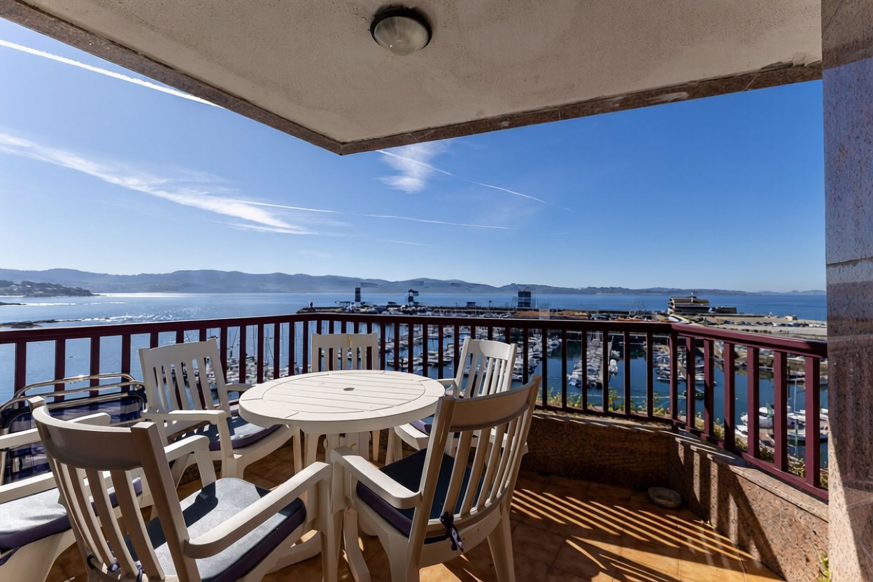 Apartamento em primeira linha de praia em Sanxenxo