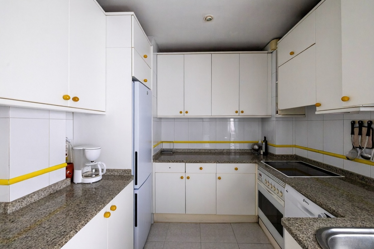 Apartamento em primeira linha de praia em Sanxenxo — Cozinha