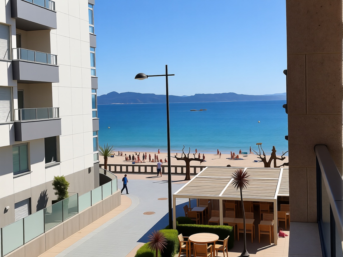 Apartamento em primeira linha de praia em Sanxenxo