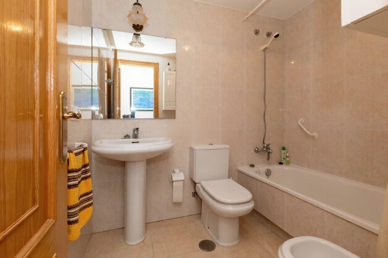 Appartement en première ligne de plage à Sanxenxo — Sanitaires