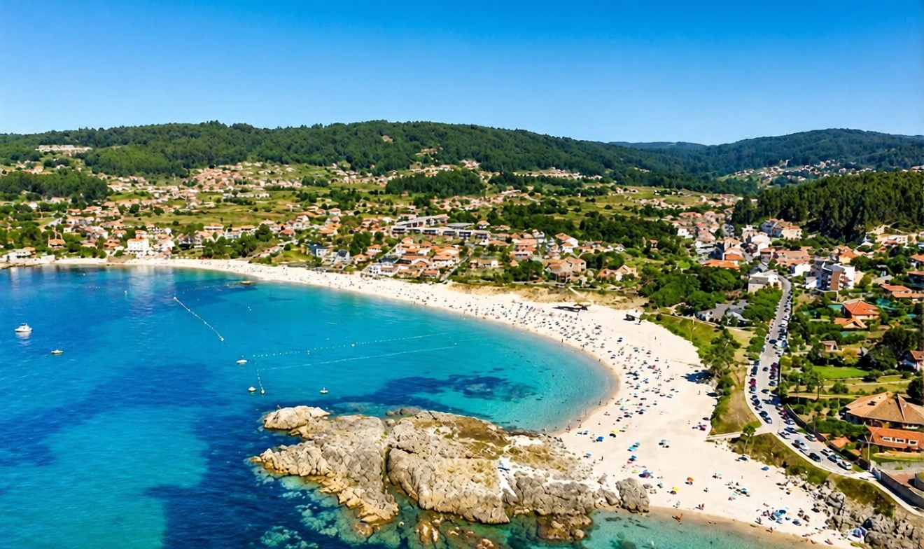 Chalet com acesso direto à praia em Sanxenxo