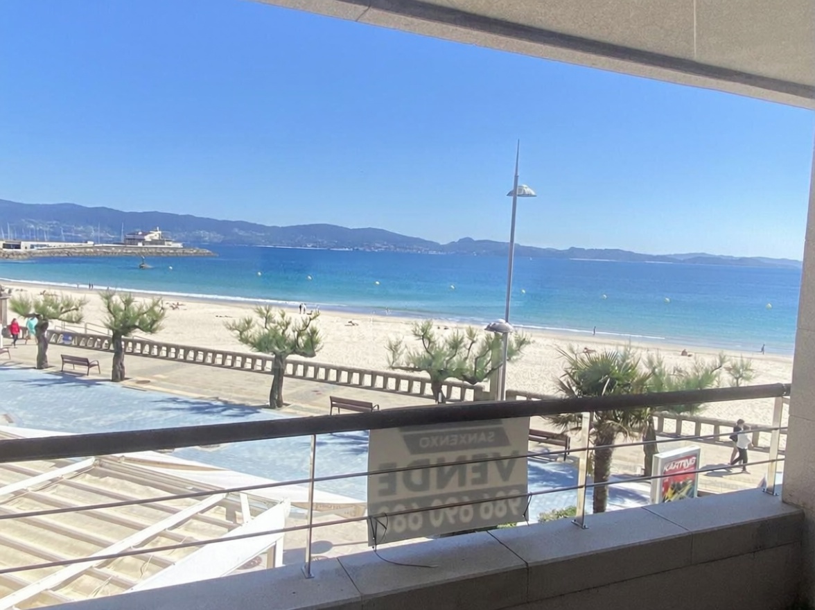 Apartamento em primeira linha de praia em Sanxenxo